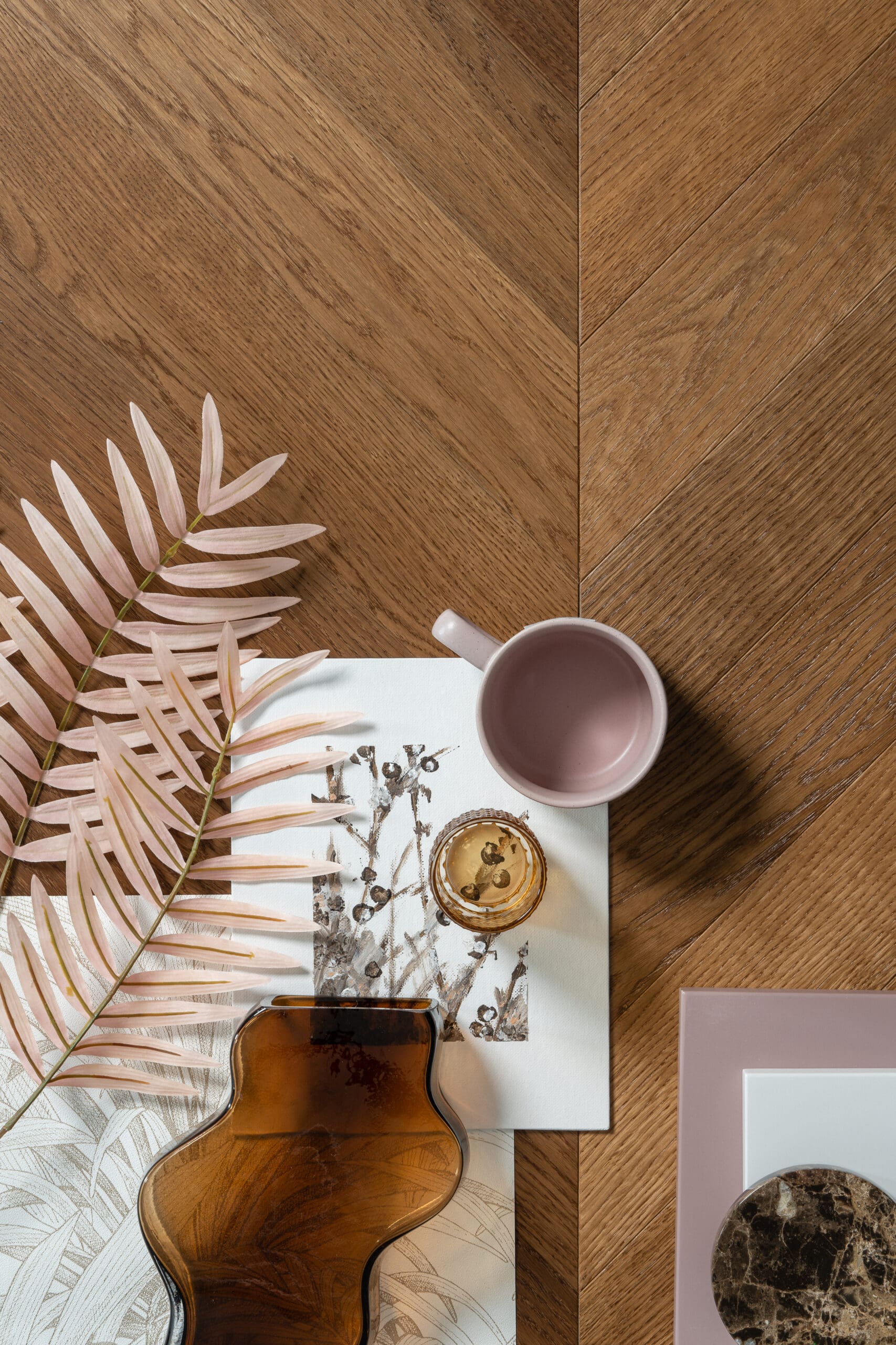 Dąb prime coffee jodełka francuska – KACZKAN – zdjęcie 1